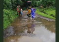 कुर्डुस ते सुतकवाडी रस्त्याची चाळण!