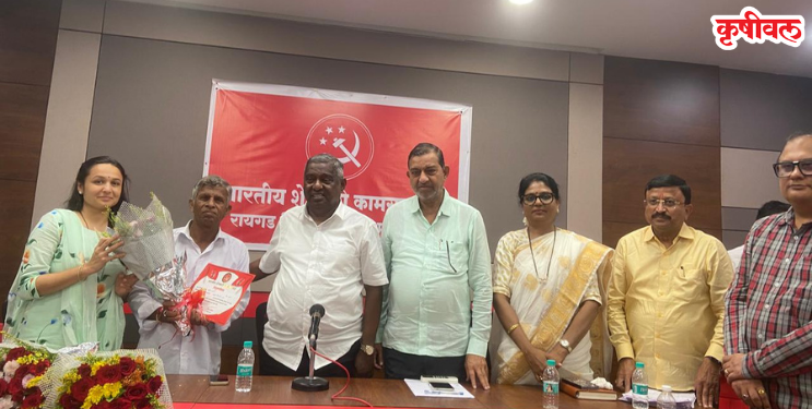 शेकाप मुरुड तालुका चिटणीसपदी तुकाराम पाटील