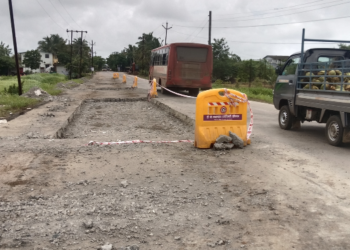 Belkade to Sahan Bypass Route: काँक्रिट रस्त्याची पुन्हा दुरुस्ती