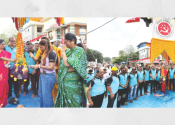 शेकाप पुरस्कृत दहीहंडी: ढोल ताशांच्या गजरातून उत्सवाचा शुभारंभ