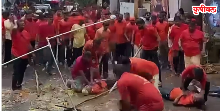 पनवेलमध्ये दहीहंडी उत्सवाला गालबोट