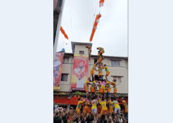 पालकमंत्री दहीहंडी उत्सवात गोविंदा जखमी