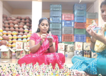 हरतालिका मूर्तींना अंतिम रूप