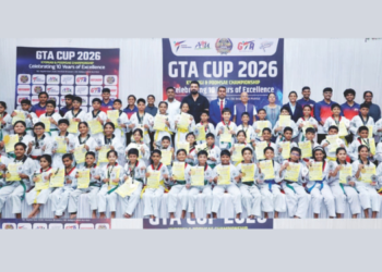 गुरुकुल तायक्वांदो अकॅडमीचा वर्धापन दिन साजरा