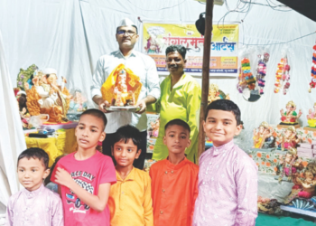 पनवेलमध्ये गणेशोत्सवाचा उत्साह