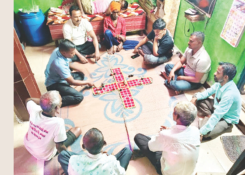 गोवे गावातील तरुणांनी जोपासला सारिपाटचा खेळ
