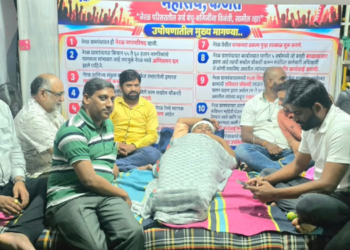 नेरळमधील उपोषणकर्त्याची प्रकृती ढासळली