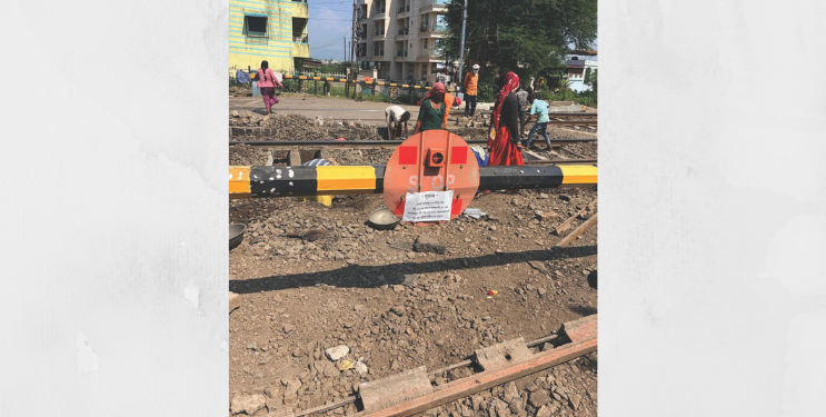 शेलू रेल्वे फाटक नऊ दिवस बंद