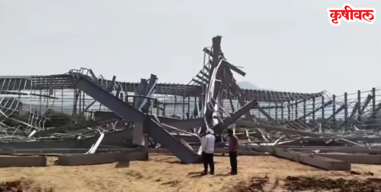मानकीवलीत कस्तुरी लॉजिस्टिकचे शेड कोसळले; 25 कामगार जखमी