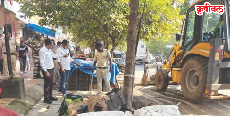 पनवेलमध्ये अतिक्रमणांवर महापालिकेचा दणका