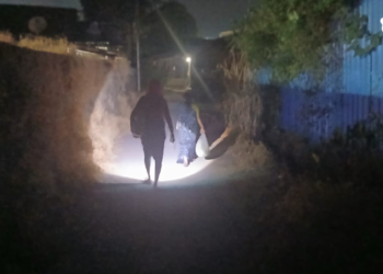 सिद्धी नगर परिसरात पथदिवे बंद