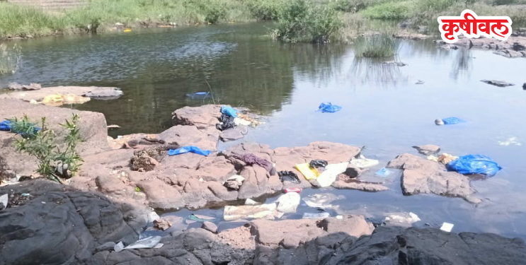 गाढी नदी प्रदूषणाच्या विळख्यात