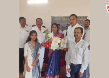 वडके विद्यालयात पदाधिकाऱ्यांचा सत्कार