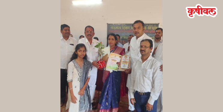 वडके विद्यालयात पदाधिकाऱ्यांचा सत्कार