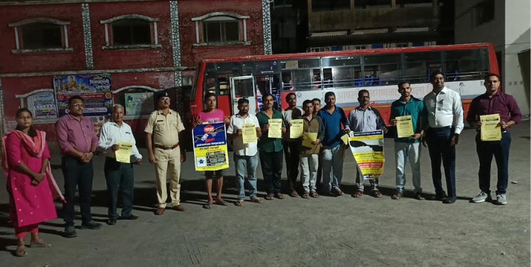 तळा येथे भ्रष्टाचाराविरुद्ध जनजागृतीचा जागर