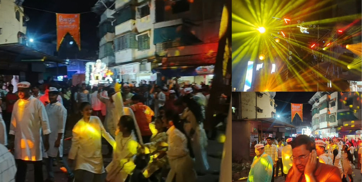 विसर्जन मिरवणुकीत ‌‘आवाजाची स्पर्धा‌’