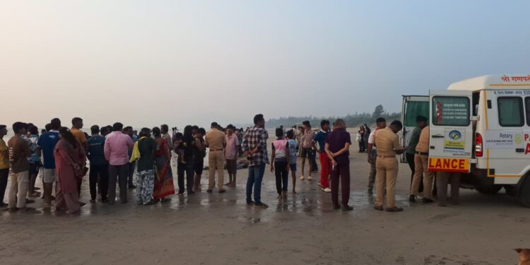 दुर्दैवी घटना! दिवेआगर समुद्रात आठ विद्यार्थ्यांचा बुडून मृत्यू